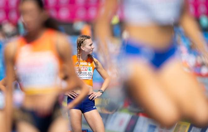 BIRMINGHAM - Femke Broeders-Bol in action in the 800 meters qualification during the second day of the European Athletics Championships. IRIS VAN DEN BROEK ANP xVIxANPxSportx xxANPxIVx 565263551 originalFilename: 565263551
