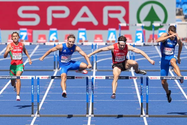 European Athletics Championships in Birmingham, United Kingdom, August 11, 2026. Matej Baluch of Slovakia (2nd left). (CTKxPhoto JaroslavxSvoboda) CTKPhotoP2026081103458  CTKPhotoP2026081103458