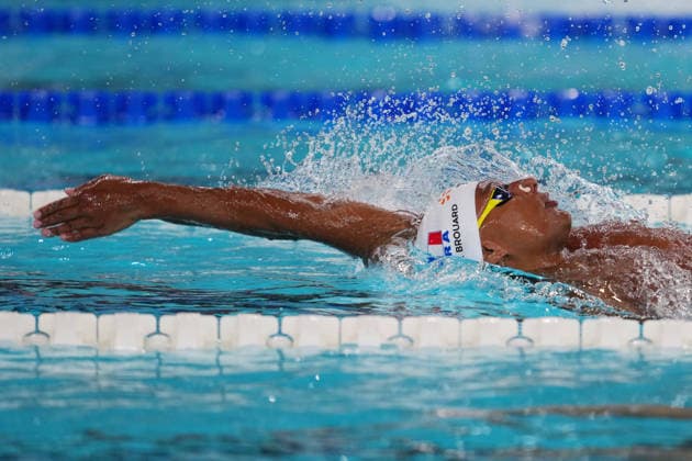 Yohann Ndoye Brouard from France at the Swimming European Aquatics Championships Paris 2026, Paris, August 11, 2026 .  Copyright: xGianxMattiaxD Alberto LaPressex