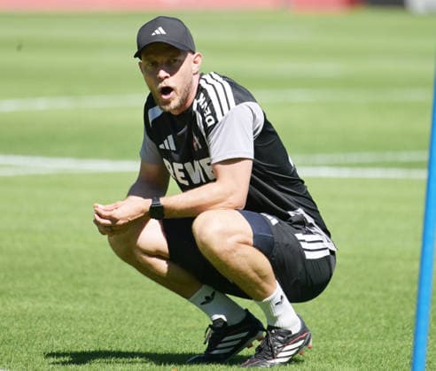 August 11, 2026, xophax, Soccer, Bundesliga 1, 1. FC Köln Training at the Geissbockheim, home of 1. FC Köln, Field 1, Coach Rene Wagner, 1. FC Köln, Cologne