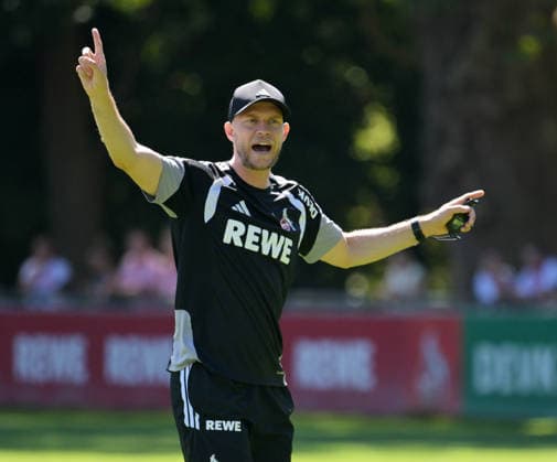 August 11, 2026, xophax, Soccer, Bundesliga 1, 1. FC Köln Training at the Geissbockheim, home of 1. FC Köln, Field 1, Coach Rene Wagner, 1. FC Köln, Cologne