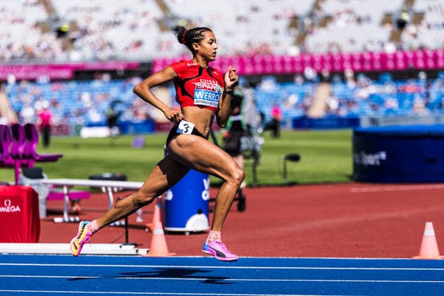 European Athletics Championships, Birmingham, August 11, 2026 BIRMINGHAM, UNITED KINGDOM AUGUST 11 Audrey Werro of Switzerland competes in the first round of the women s 800-meter race on August 11, 2026, in Birmingham, United Kingdom Copyright: xBEAUTIFULxSPORTS UlfxSchillerx