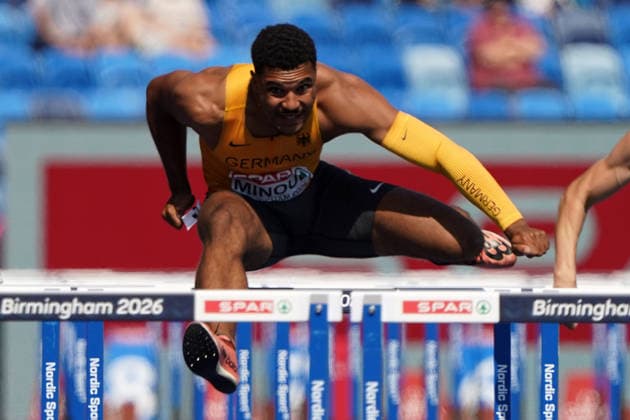 Birmingham, Track and Field, Athletics, EAA, 2026 European Athletics Championships in Birmingham, August 10–17, 2026, Alexander Stadium, Birmingham, United Kingdom, Men’s 110m Hurdles, Gregory Minoue, Germany (GER), Copyright Gladys Chai von der Laage