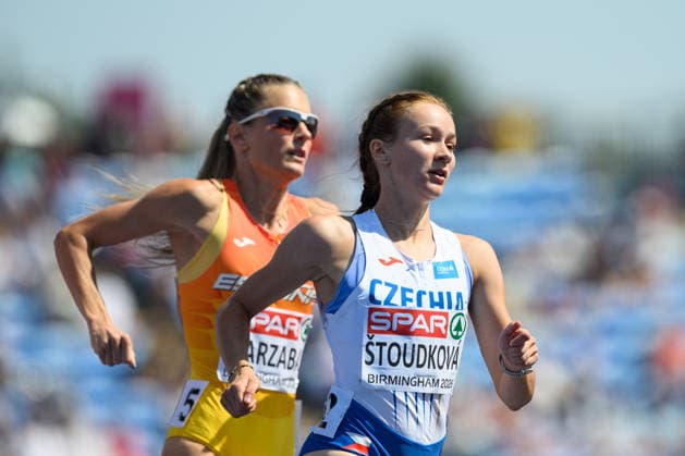 BIRMINGHAM, GREAT BRITAIN - August 11: Pavla Stoudkova (Czech Republic) during the 800 metres semi-final race during the European Athletics Championships 2026 at Alexander Stadium in Birmingham, Great Britain (Photo by Sven Beyrich Sports Press Photo) Copyright: xSvenxBeyrich SportsxPressxPhotox Sportspressphoto_SPR204258
