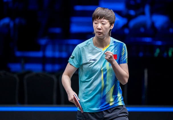 MALMÖ, August 11, 2026 — Manyo Wang of China in a match against Dina Meshref of Egypt during the first round of the women’s singles at the Europe Smash Sweden 2026 table tennis tournament at Malmö Arena in Malmö, Sweden, on August 11, 2026 MALMÖ SWEDEN x50090x  Copyright: xJohanxNilssonx xTTx EUROPE SMASH SWEDEN 2026