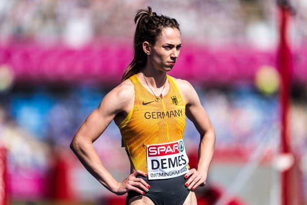European Athletics Championships, Birmingham, August 11, 2026 BIRMINGHAM, UNITED KINGDOM AUGUST 11 Eileen Demes (GER) of Germany during the semifinal of the women s 400-meter hurdles on August 11, 2026, in Birmingham, United Kingdom Copyright: xBEAUTIFULxSPORTS UlfxSchillerx
