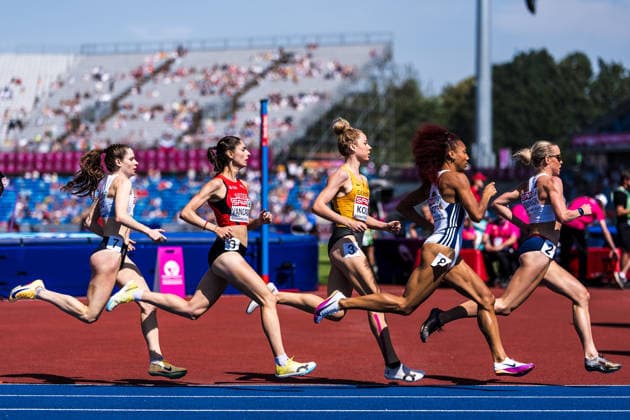 European Athletics Championships, Birmingham, August 11, 2026 BIRMINGHAM, UNITED KINGDOM AUGUST 11 Smilla Kolbe (GER) of Germany and Veronica Vancardo of Switzerland compete in the first round of the women’s 800 m on August 11, 2026, in Birmingham, United Kingdom Copyright: xBEAUTIFULxSPORTS UlfxSchillerx