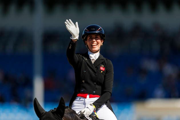 2026 FEI World Championships in Aachen, AACHEN FEI World Championships 2026 KRUETH Carina Cassoe DEN, Heiline’s Danciera FEI Dressage World Championship Grand Prix de Dressage, Part 1: Team Final, Individual Qualification, Lambertz Prize Aachen, Soers Equestrian Stadium, August 11, 2026
