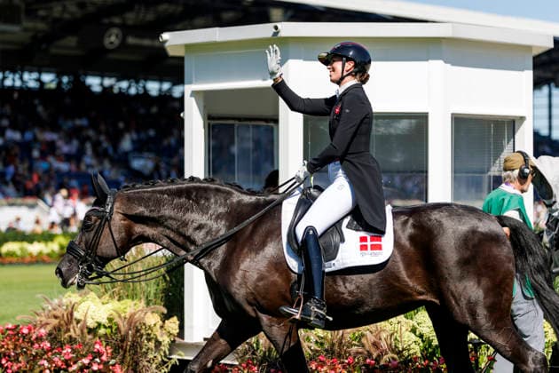 2026 FEI World Championships in Aachen, AACHEN FEI World Championships 2026 KRUETH Carina Cassoe DEN, Heiline’s Danciera FEI Dressage World Championship Grand Prix de Dressage, Part 1: Team Final, Individual Qualification, Lambertz Prize Aachen, Soers Equestrian Stadium, August 11, 2026