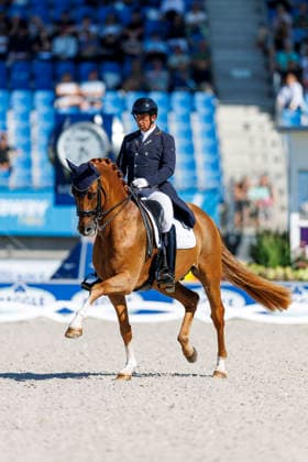 2026 FEI World Championships in Aachen, AACHEN FEI World Championships 2026 MENDOZA LOOR Julio ECU, Jewel’s Goldstrike FEI Dressage World Championship Grand Prix de Dressage, Part 1: Team Final, Individual Qualification, Lambertz Prize Aachen, Soers Equestrian Stadium, August 11, 2026