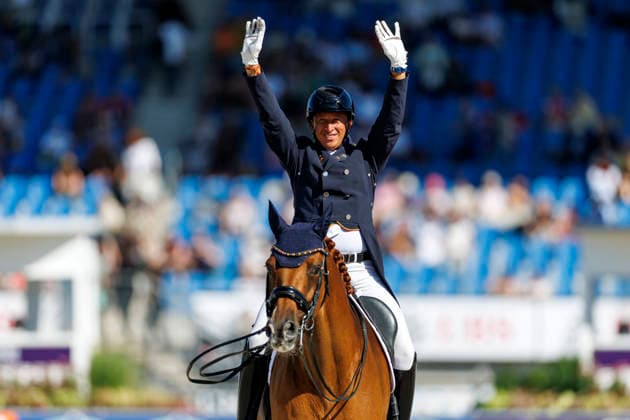 2026 FEI World Championships in Aachen, AACHEN FEI World Championships 2026 MENDOZA LOOR Julio ECU, Jewel’s Goldstrike FEI Dressage World Championship Grand Prix de Dressage, Part 1: Team Final, Individual Qualification, Lambertz Prize Aachen, Soers Equestrian Stadium, August 11, 2026
