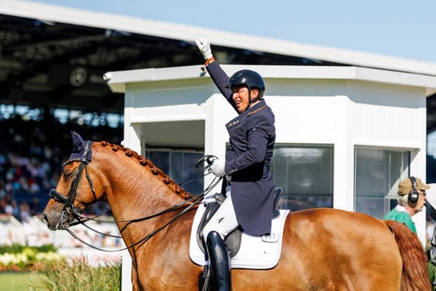 2026 FEI World Championships in Aachen, AACHEN FEI World Championships 2026 MENDOZA LOOR Julio ECU, Jewel’s Goldstrike FEI Dressage World Championship Grand Prix de Dressage, Part 1: Team Final, Individual Qualification, Lambertz Prize Aachen, Soers Equestrian Stadium, August 11, 2026
