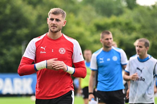 August 11, 2026, Soccer, Men s, 2nd Division, 2026–2027 Season, Holstein Kiel goalkeeper Timon Weiner training in Kiel, Projensdorf, Projensdorf, Training Ground, Schleswig-Holstein, Germany