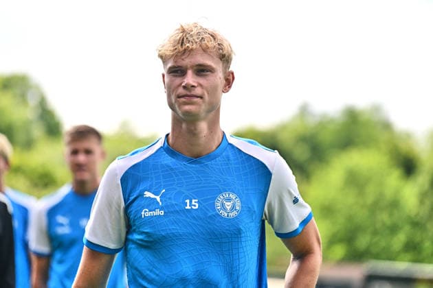 August 11, 2026, Soccer, Men s, 2nd Division, 2026–2027 Season, Holstein Kiel Training, Kasper Davidsen, Kiel, Projensdorf, Projensdorf, Training Field, Schleswig-Holstein, Germany