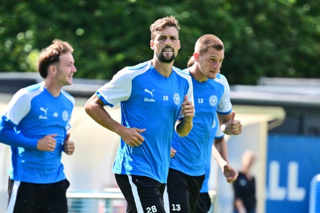 Football, 2nd Bundesliga, Holstein Kiel, Training