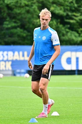 August 11, 2026, Soccer, Men s, 2nd Division, 2026–2027 Season, Holstein Kiel Training, Kasper Davidsen, Kiel, Projensdorf, Projensdorf, Training Field, Schleswig-Holstein, Germany