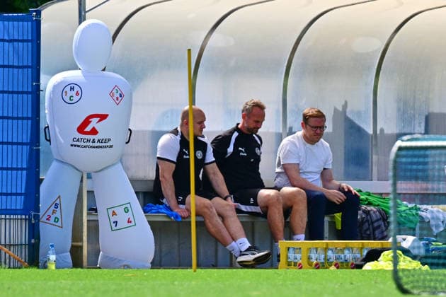 August 11, 2026, Soccer, Men s, 2nd Division, 2026–2027 Season, Training: Holstein Kiel Sports Director Olaf Rebbe in Kiel, Projensdorf, Projensdorf, Training Ground, Schleswig-Holstein, Germany