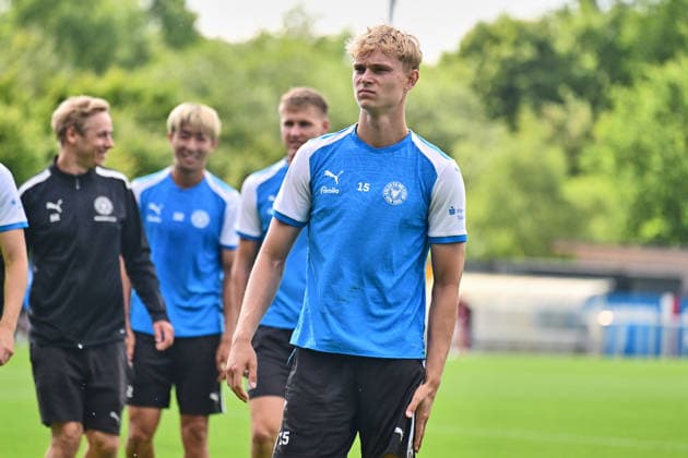 August 11, 2026, Soccer, Men s, 2nd Division, 2026–2027 Season, Holstein Kiel Training, Kasper Davidsen, Kiel, Projensdorf, Projensdorf, Training Field, Schleswig-Holstein, Germany