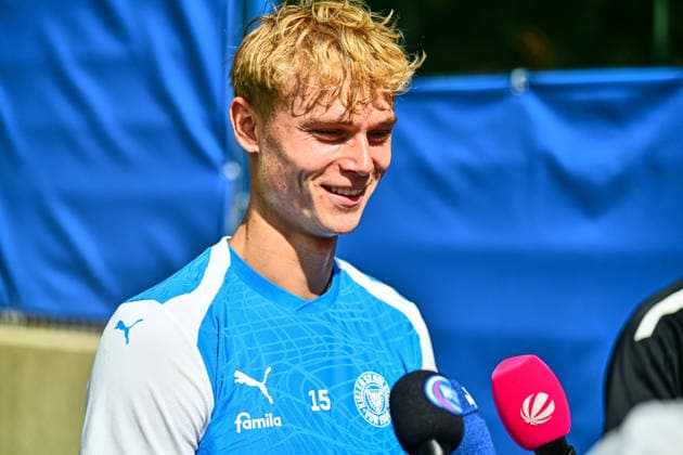 August 11, 2026, Soccer, Men s, 2nd Division, 2026–2027 Season, Holstein Kiel Training, Kasper Davidsen, Kiel, Projensdorf, Projensdorf, Training Field, Schleswig-Holstein, Germany