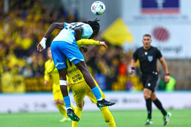 Soccer, Champions League 2025–2026 Bodo Glimt vs. Union Saint Gilloise Bodo, August 11, 2026, during the Champions League qualifying match between Bodo Glimt and Union Saint Gilloise at Aspmyra Stadium. Photo by Mats Torbergsen, NTB, Bodo, Norway. EDITORIAL USE ONLY RESTRICTED USE FOR BETTING COMPANIES  Copyright: xMatsxTorbergsenx xNTBx