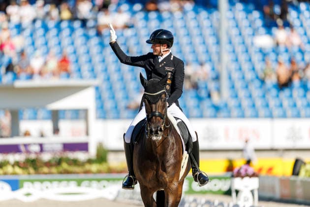 2026 FEI World Championships in Aachen, AACHEN FEI World Championships 2026: Frederic WANDRES (GER) on Bluetooth Old – FEI Dressage World Championship Grand Prix de Dressage, Part 1: Team Final, Individual Qualifier, Lambertz Prize Aachen, Soers Equestrian Stadium, August 11, 2026