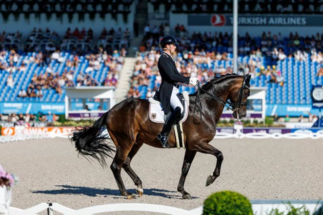2026 FEI World Championships in Aachen, AACHEN FEI World Championships 2026: Frederic WANDRES (GER) on Bluetooth Old – FEI Dressage World Championship Grand Prix de Dressage, Part 1: Team Final, Individual Qualifier, Lambertz Prize Aachen, Soers Equestrian Stadium, August 11, 2026
