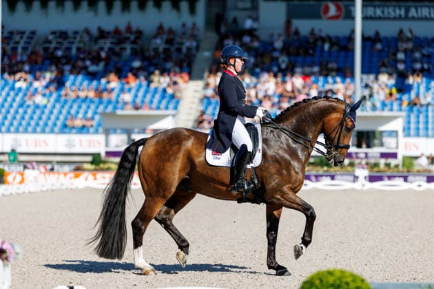 2026 FEI World Championships in Aachen, Aachen FEI World Championships 2026: Becky Moody (GBR), Jagerbomb – FEI Dressage World Championship Grand Prix de Dressage, Part 1: Team Final, Individual Qualifier, Lambertz Prize Aachen, Soers Equestrian Stadium, August 11, 2026