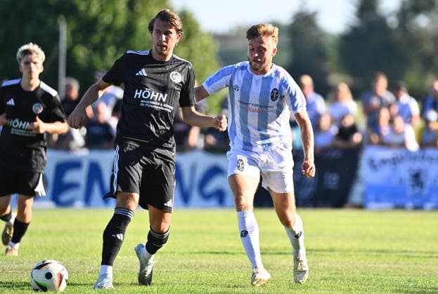 August 11, 2026 Soccer Season 2026–2027 BFV Toto Cup FC Wendelstein TSV 1860 Munich Lions xwoxzix Andre Doffin, 18, FC Wendelstein Mathew Collins, 18, TSV 1860 Munich