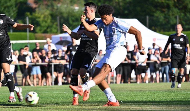 August 11, 2026 Soccer Season 2026–2027 BFV Toto Cup FC Wendelstein TSV 1860 Munich Lions xwoxzix Arian Ortivero Calderon 12, TSV 1860 Munich scores a goal, making the score 0–2 off a shot by Felix Hammel 6, FC Wendelstein