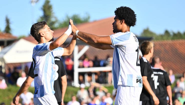 August 11, 2026 Soccer Season 2026–2027 BFV Toto Cup FC Wendelstein TSV 1860 Munich Lions xwoxzix Goal celebration Cheers Joy after a goal Goal Shot on goal for the 0–2 by Yannik Hornivius 12, FC Wendelstein Jonas Masseck 22, FC Wendelstein Yannik Hornivius 12, FC Wendelstein