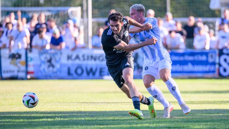 August 11, 2026 Soccer Season 2026–2027 BFV Toto Cup FC Wendelstein TSV 1860 Munich Lions xwoxzix Gabriel Merk 16, FC Wendelstein Lasse Faßmann Fassmann 33, TSV 1860 Munich