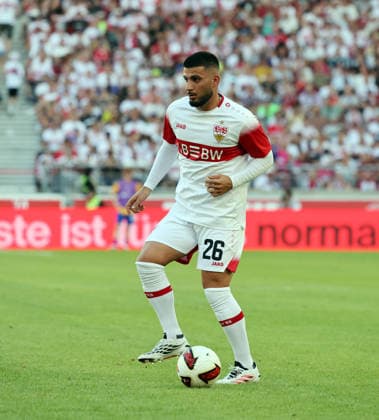 08 08 26 VfB Stuttgart FC Everton Germany, Stuttgart, 08 08 2026, Soccer, Bundesliga, Season 2026 2027, Exhibition game, VfB Stuttgart FC Everton Deniz Undav VfB Stuttgart