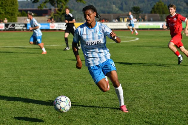 Melkamu Benjamin Daniel Frauendorf, 14 FC Rottenburg vs. SV Stuttgarter Kickers, Soccer, WFV Cup, Group 3, Round 3, Württemberg, 2026–2027 Season, August 11, 2026, FC Rottenburg vs. SV Stuttgarter Kickers, Soccer, WFV Cup, Group 3, Round 3, Württemberg, 2026–2027 Season, August 11, 2026, Rottenburg am Neckar Copyright: xEibner-Pressefoto RalphxKunzex EP_RKE