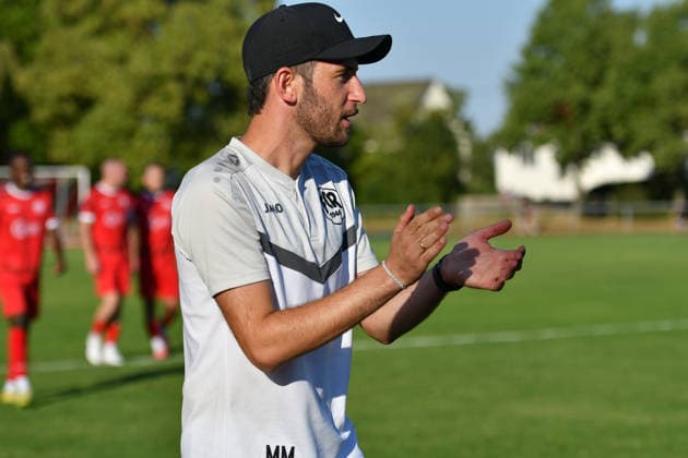 Marc Mutschler, FC Rottenburg, Coach, FC Rottenburg vs. SV Stuttgarter Kickers, Soccer, WFV Cup, Group 3, Round 3, Württemberg, 2026–2027 Season, August 11, 2026, FC Rottenburg vs. SV Stuttgarter Kickers, Soccer, WFV Cup, Group 3, Round 3, Württemberg, 2026–2027 Season, August 11, 2026, Rottenburg am Neckar Copyright: xEibner-Pressefoto RalphxKunzex EP_RKE