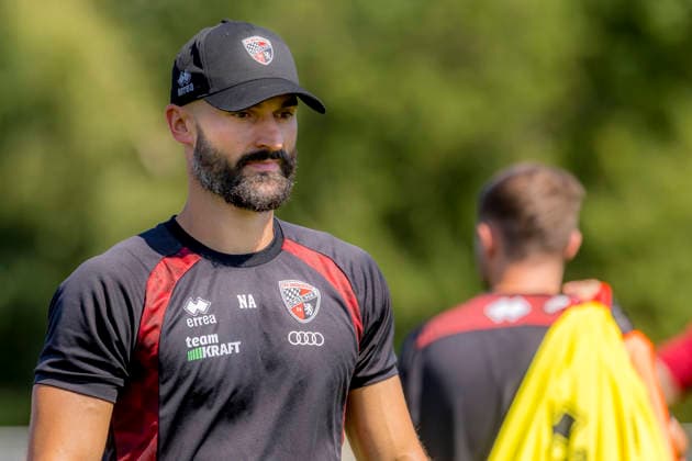 Ingolstadt, Germany, August 11, 2026; 3rd Division 2026–2027; FC Ingolstadt 04 Training; Pictured: Assistant Coach Nico Antonitsch; FCI Training Facility, Audi Sportpark Bayern Copyright: xFotostandx xSchäferx