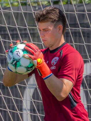Ingolstadt, Germany, August 11, 2026; 3rd Division 2026–2027; FC Ingolstadt 04; Training; Pictured: Goalkeeper Markus Ponath; FCI Training Facility; Audi Sportpark Bayern Copyright: xFotostandx xSchäferx