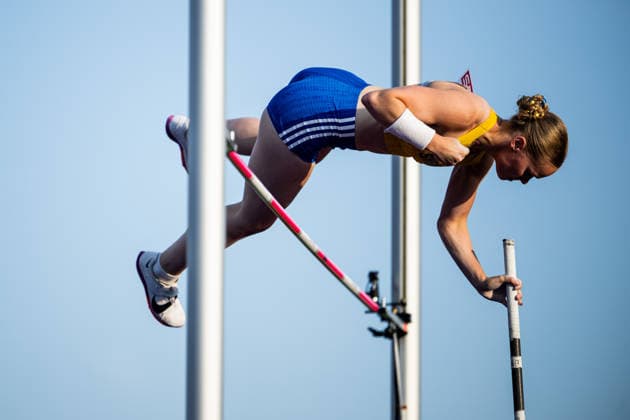 260811 Kajsa Roth of Sweden competes in the women’s pole vault qualifying round on Day 2 of the 2026 European Athletics Championships on August 11, 2026 in Birmingham. Photo by Maxim Thore. BILDBYRAN code MT MT1065 track and field athletics friidrett friidrotts em em friidretts em 2026 European Athletics Championships 2 bbeng  Copyright: MAXIMxTHORE BB260811MT062