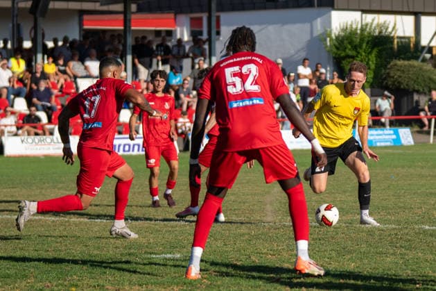Loris Maier, SG Sonnenhof Großaspach, 27, SSV Schwäbisch Hall vs. SG Sonnenhof Großaspach, Soccer, WFV Cup, 3rd Round, August 11, 2026, Schwäbisch Hall, Baden-Württemberg, Germany Copyright: xkolbert-press PhilipxZieglerx