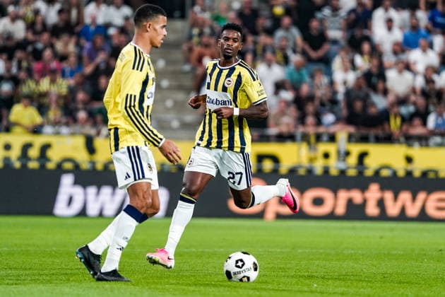 Soccer Austria UEFA Champions League Qualifying 2026–2027, Round 3, August 11, 2026, SK Sturm Graz (Austria) vs. Fenerbahçe Istanbul (Turkey), Merkur Arena, Graz, Austria; Nelson Semedo, Fenerbahçe SK Copyright: xLUKAxKOLANOVICx