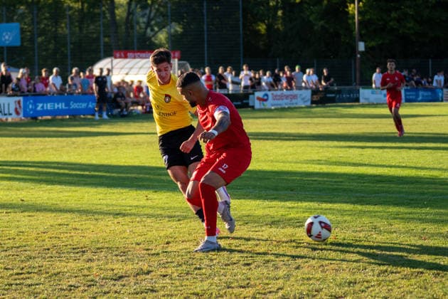 Lorenz Ender, SG Sonnenhof Großaspach, 17, SSV Schwäbisch Hall vs. SG Sonnenhof Großaspach, Soccer, WFV Cup, 3rd Round, August 11, 2026, Schwäbisch Hall, Baden-Württemberg, Germany Copyright: xkolbert-press PhilipxZieglerx