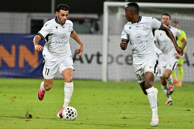 CELJE; SLOVENIA - ARMENIA 11: Artur Serobyan of Ararat-Armenia during the UEFA Champions League QR-3 second match between Celje (Slovenia) and Ararat-Armenia (Armenia) at Stadion Celje, Celje on August 11, 2026 in Celje, Slovenia. (Photo by Igor Kupljenik Sports Press Photo). Copyright: xIgorxKupljenikx xSPPx Sportspressphoto_SPR204328