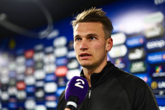 Soccer, Champions League 2025–2026 Bodo Glimt Union Saint Gilloise Bodo 20260811 Odin Bjortuft during the Champions League qualifying match between Bodo Glimt and Union Saint Gilloise at Aspmyra Stadium Photo: Mats Torbergsen, NTB Bodo, Norway EDITORIAL USE ONLY; RESTRICTED USE FOR BETTING COMPANIES  Copyright: xMatsxTorbergsenx xNTBx