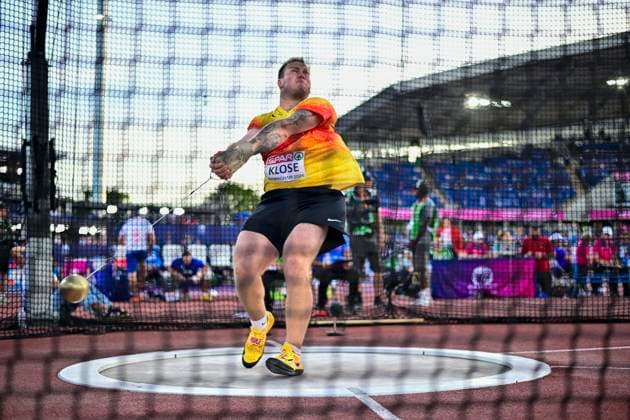 Soeren KLOSE Germany, Eintracht Frankfurt, Men s Hammer Throw GBR, European Athletics Championships, Track and Field, August 11, 2026, GBR, European Athletics Championships, Track and Field, August 11, 2026, Birmingham Copyright: xEibnerxPressefoto JanxPapenfussx EP_JPS