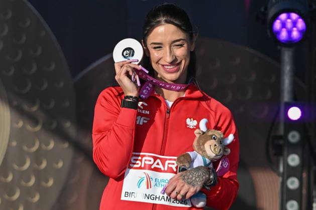 2026.08.11 Birmingham Lekkoatletyka Mistrzostwa Europy N z Ewa Swoboda ceremonia dekoracji Foto Michal Laudy PressFocus 2026.08.11 Birmingham Athletics European Athletics Championships Ewa Swoboda medal ceremony Credit: Michal Laudy PressFocus NEWSPIX.PL --- newspix.pl POLAND OUT! 