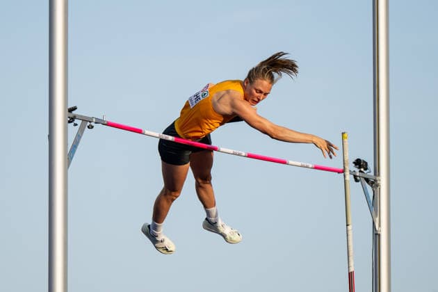 August 11, 2026, GBR, Track and Field, 2026 European Championships, Evening Session, Day 2, Birmingham Anjuli Knäsche, Germany, Women s Pole Vault, Qualifying Round, Birmingham Alexander Stadium, England, Great Britain Copyright: xNordphoto Memmlerx