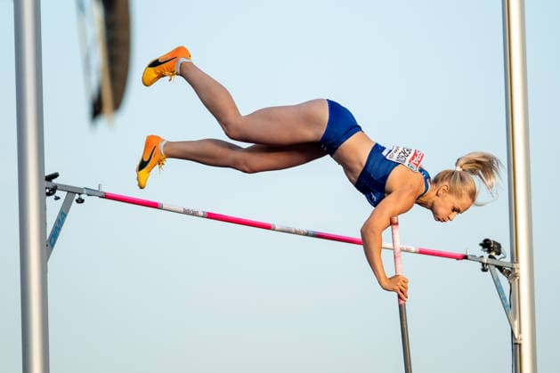 August 11, 2026, GBR, Track and Field, 2026 European Championships, Evening Session, Day 2, Birmingham, Saga Andersson (Finland), Women s Pole Vault, Qualifying Round, Alexander Stadium, Birmingham, England, Great Britain Copyright: xNordphoto Memmlerx