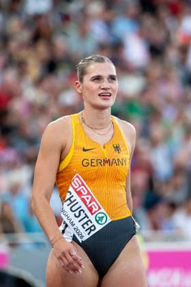August 11, 2026, GBR, Track and Field, 2026 European Championships, Evening Session, Day 2, Birmingham; Franziska Schuster, Germany, Women s 100-meter hurdles, Semifinals, Alexander Stadium, Birmingham, England, Great Britain Copyright: xNordphoto Memmlerx