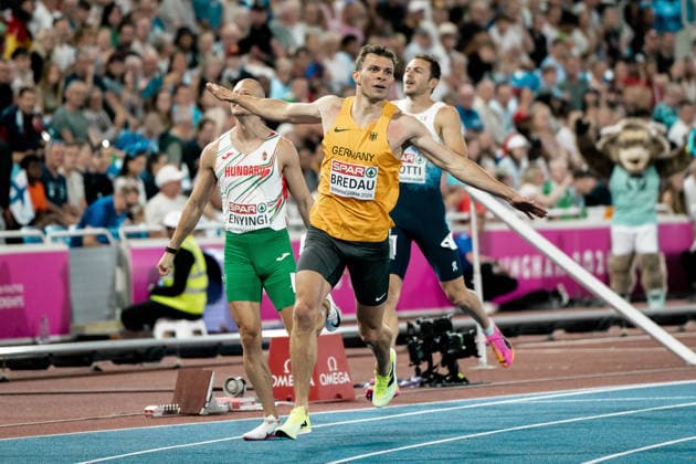 Jean Paul Bredau, VfL Wolfsburg, Men s 400m, GBR, Track and Field, Athletics, 2026 European Athletics Championships, 2026 European Track and Field Championships, Birmingham 2026, August 9, 2026, GBR, Track and Field, Athletics, 2026 European Athletics Championships, 2026 European Track and Field Championships, Birmingham 2026, August 9, 2026, Birmingham Copyright: xStefanxMayerx EP_SMR