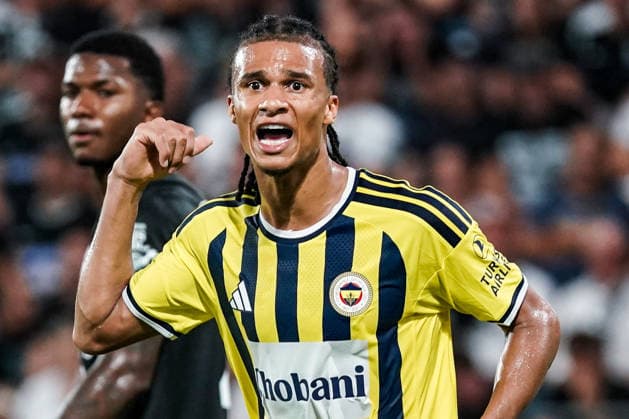 Soccer Austria UEFA Champions League Qualifying 2026–2027, Round 3, August 11, 2026, SK Sturm Graz (Austria) vs. Fenerbahçe Istanbul (Turkey), Merkur Arena, Graz, Austria; Nathan Ake, Fenerbahçe SK Copyright: xLUKAxKOLANOVICx