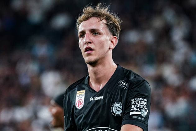 Soccer Austria UEFA Champions League Qualifying 2026–2027, Round 3, August 11, 2026: SK Sturm Graz (Austria) vs. Fenerbahçe Istanbul (Turkey) at Merkur Arena, Graz, Austria; Nelson Weiper, Sturm Graz Copyright: xLUKAxKOLANOVICx